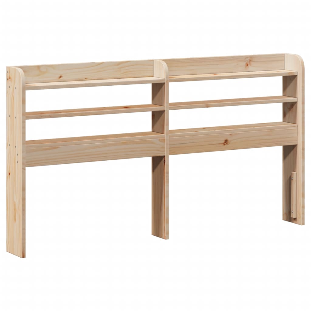 sengeramme med sengegavl 160x200 cm massivt fyrretræ