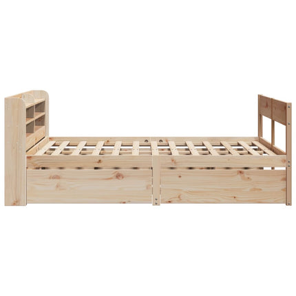 sengeramme uden madras 160x200 cm massivt fyrretræ