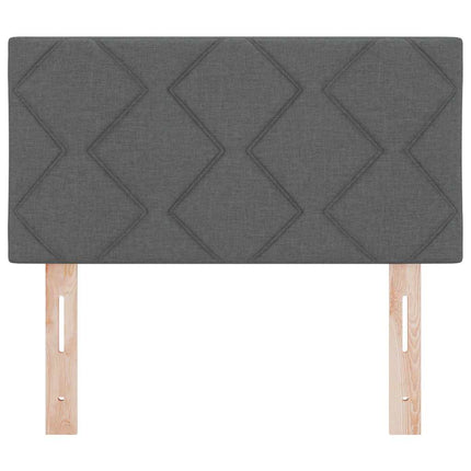 LED sengegavl Grå 80 cm Stof