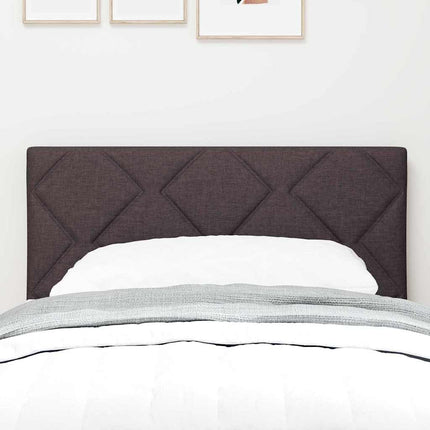 LED sengegavl Brun 80 cm Stof