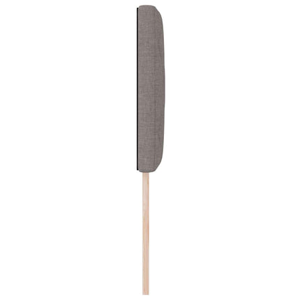 LED sengegavl Gråbrun 80 cm Stof