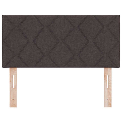 LED sengegavl Brun 90 cm Stof