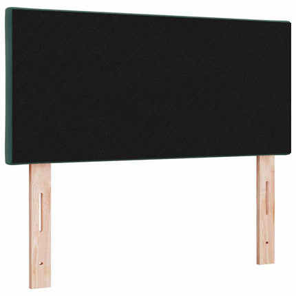 LED sengegavl Mørkegrøn 100 cm Fløjl
