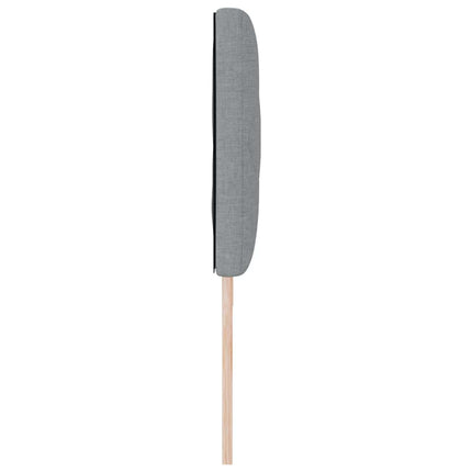 LED sengegavl Lysegrå 180 cm Stof