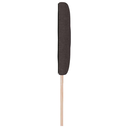 LED sengegavl Brun 180 cm Stof