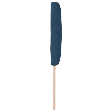 LED sengegavl Blå 200 cm Stof