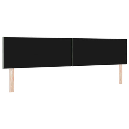 LED sengegavl Lysegrå 200 cm Fløjl