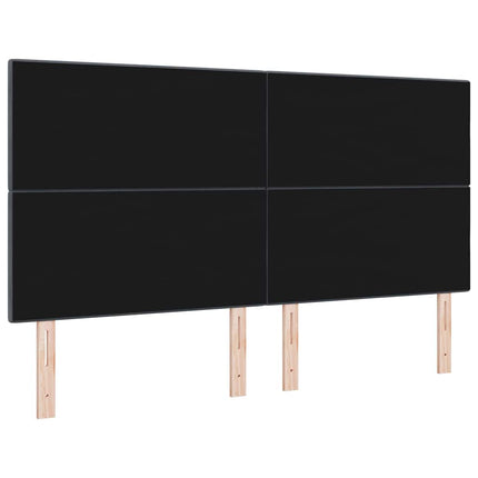 LED sengegavl med LED-lysstrimler Grå 180 cm Fløjl