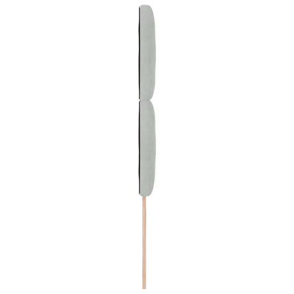 LED sengegavl Lysegrå 90 cm Fløjl