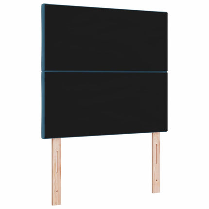LED sengegavl Mørk blå 90 cm Fløjl
