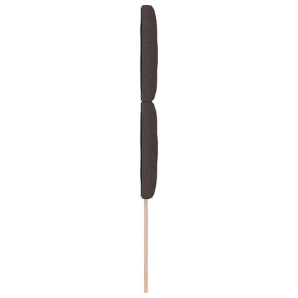 LED sengegavl Brun 100 cm Stof