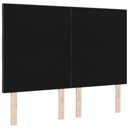 LED sengegavl Lysegrå 144 cm Stof