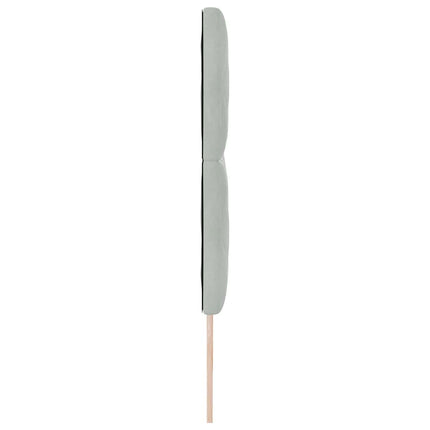 LED sengegavl Lysegrå 180 cm Fløjl