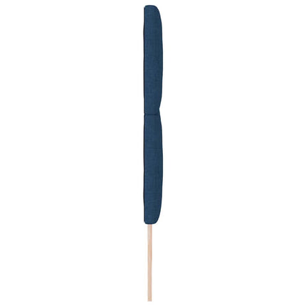 LED sengegavl Blå 200 cm Stof