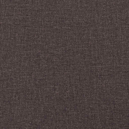 Box spring seng med hovedgærde Mørk Brun 140 x 200 cm Stof