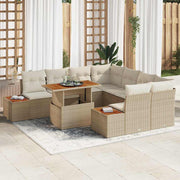 Have Spisebordssæt med pude 9 pcs Beige og creme