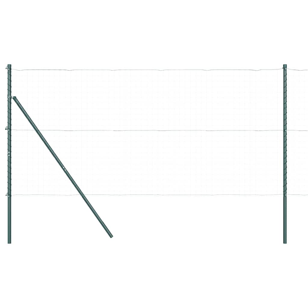 Hegnspæl 26 pcs Grøn 3.2 x 3.2 x 170 cm Stål