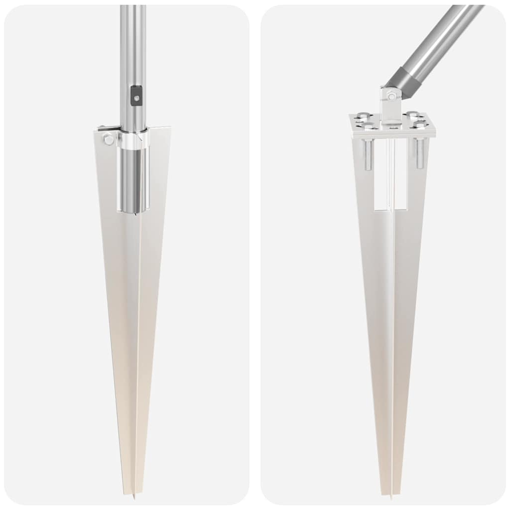 Hegnspæl Andet 26 pcs Grå 3,2 x 3,2 x 120 cm Stål