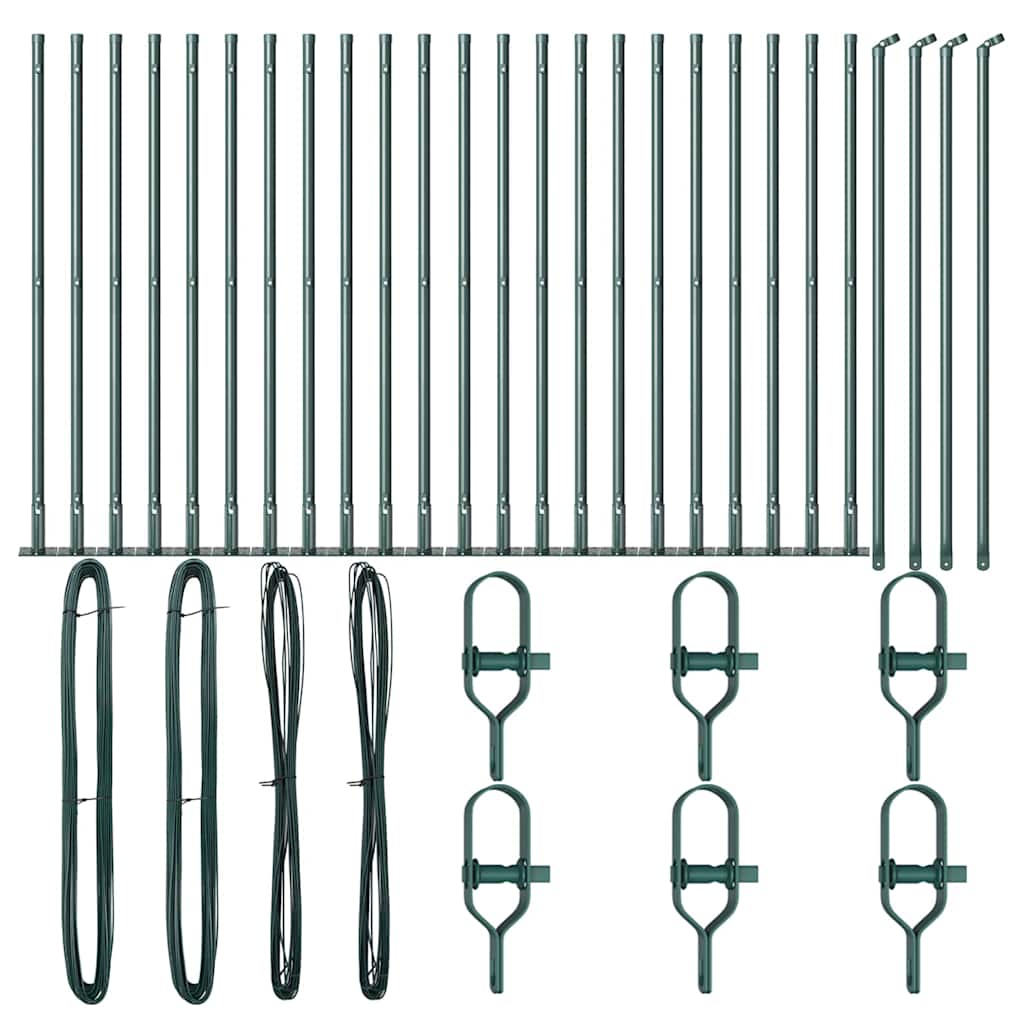 Hegnspæl Andet 26 pcs Grå 3,2 x 3,2 x 110 cm Stål