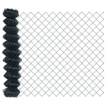 Kædetrådsgitter Grundfiks 10 x 1,2 m PVC-belagt stål Grøn Mesh