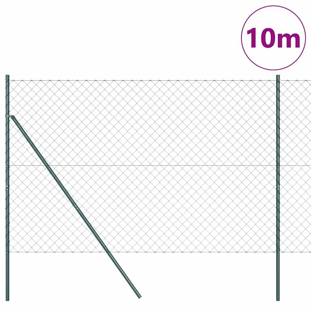 Grundfikseret svejset trådgærde 10 x 1,6 m (B x H)