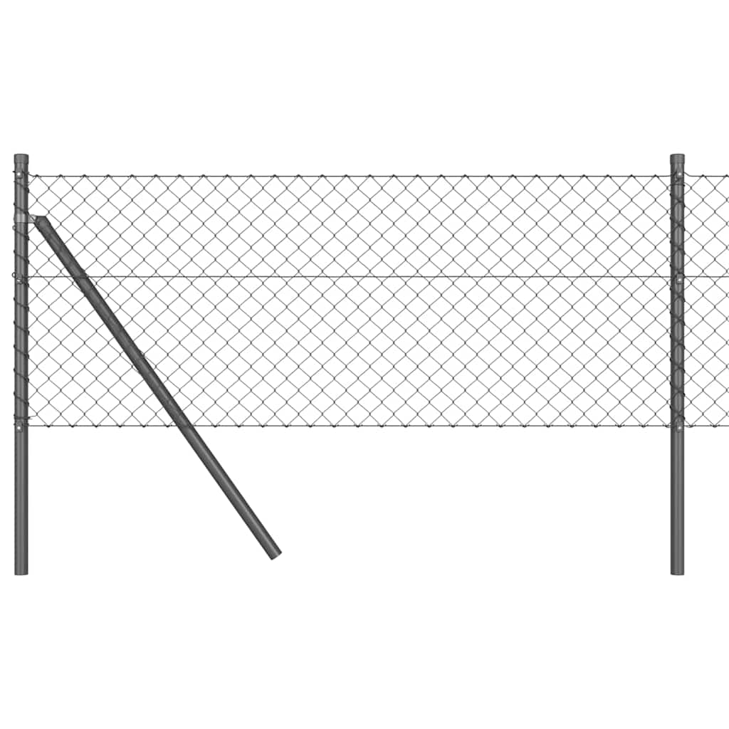 Grundfikseret svejset trådgærde 10 x 0,6 m (B x H)