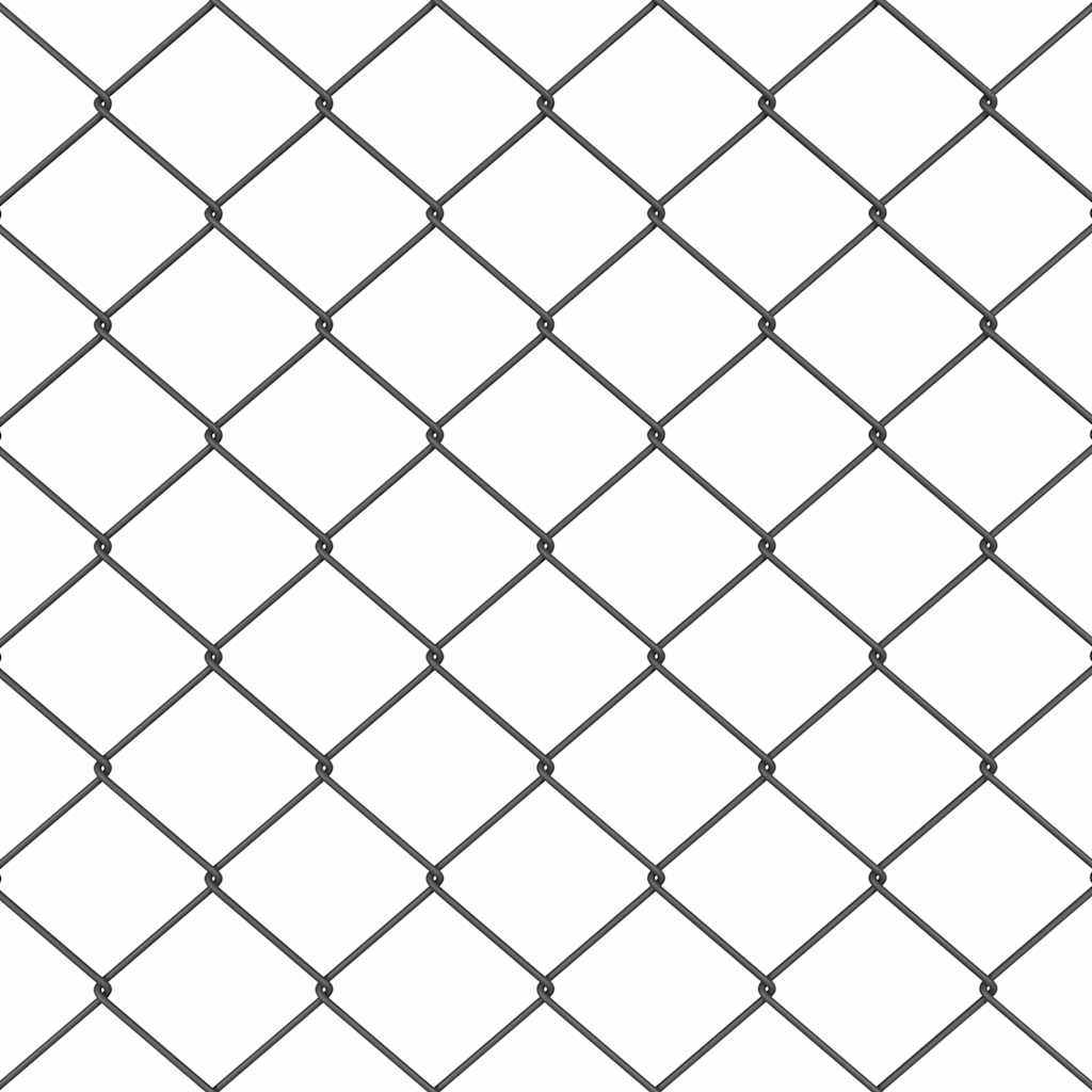 Grundfikseret svejset trådgærde 10 x 1,5 m (B x H)