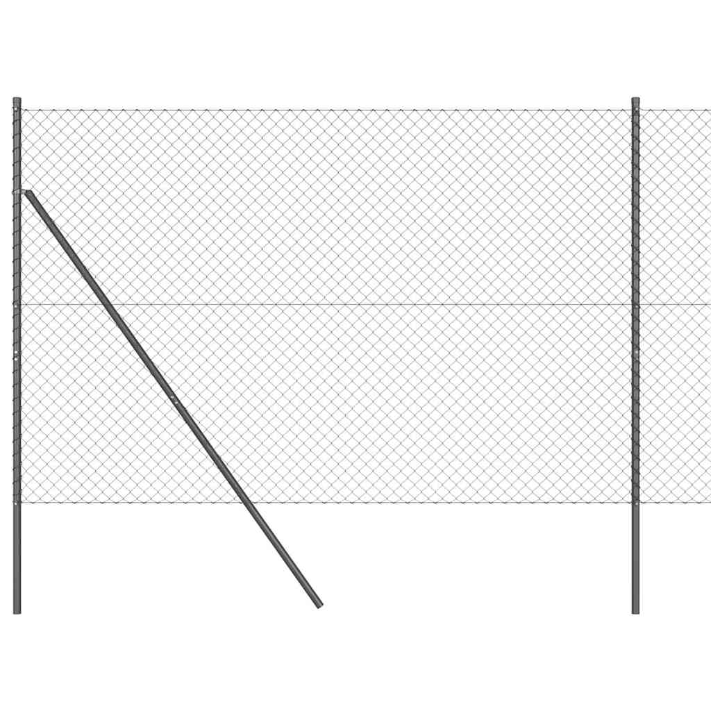 Grundfikseret svejset trådgærde 10 x 1,5 m (B x H)