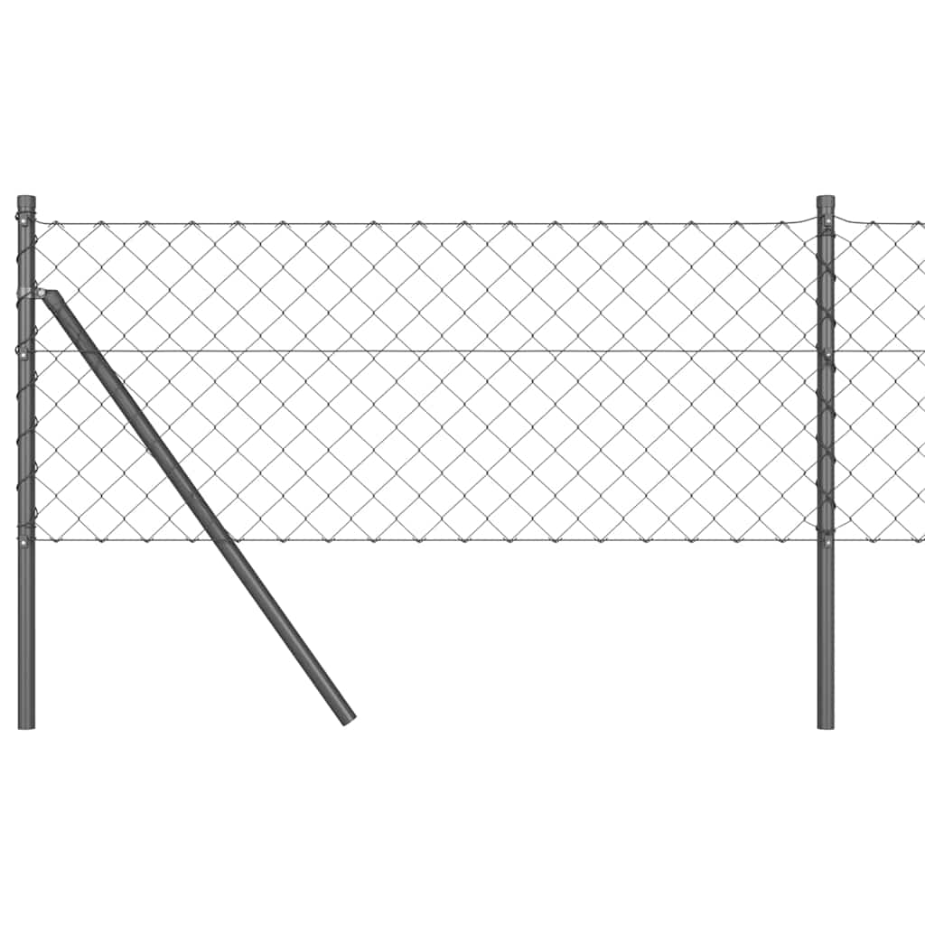 Grundfikseret svejset trådgærde 10 x 0,8 m (B x H)
