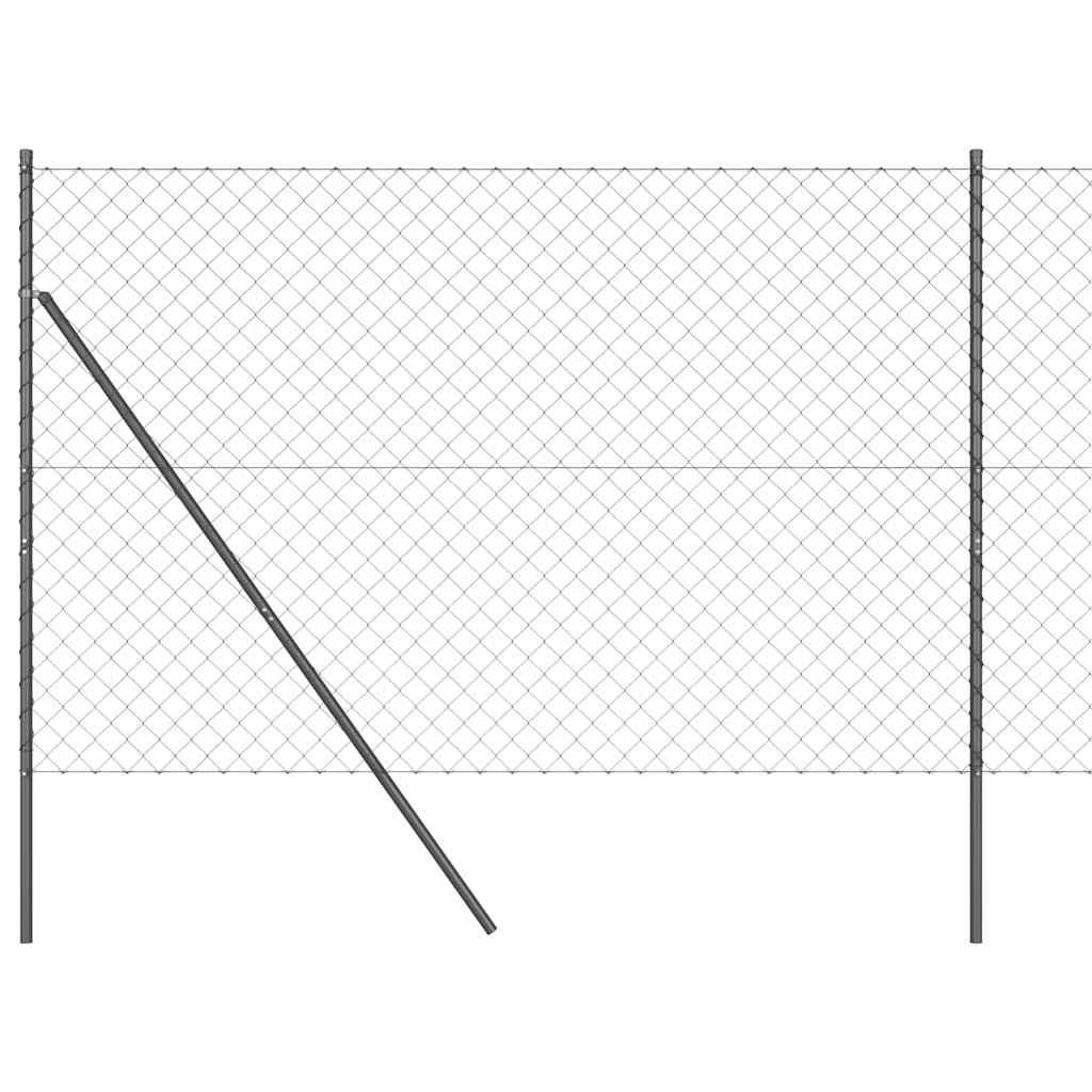 Grundfikseret svejset trådgærde 25 x 1,6 m (B x H)