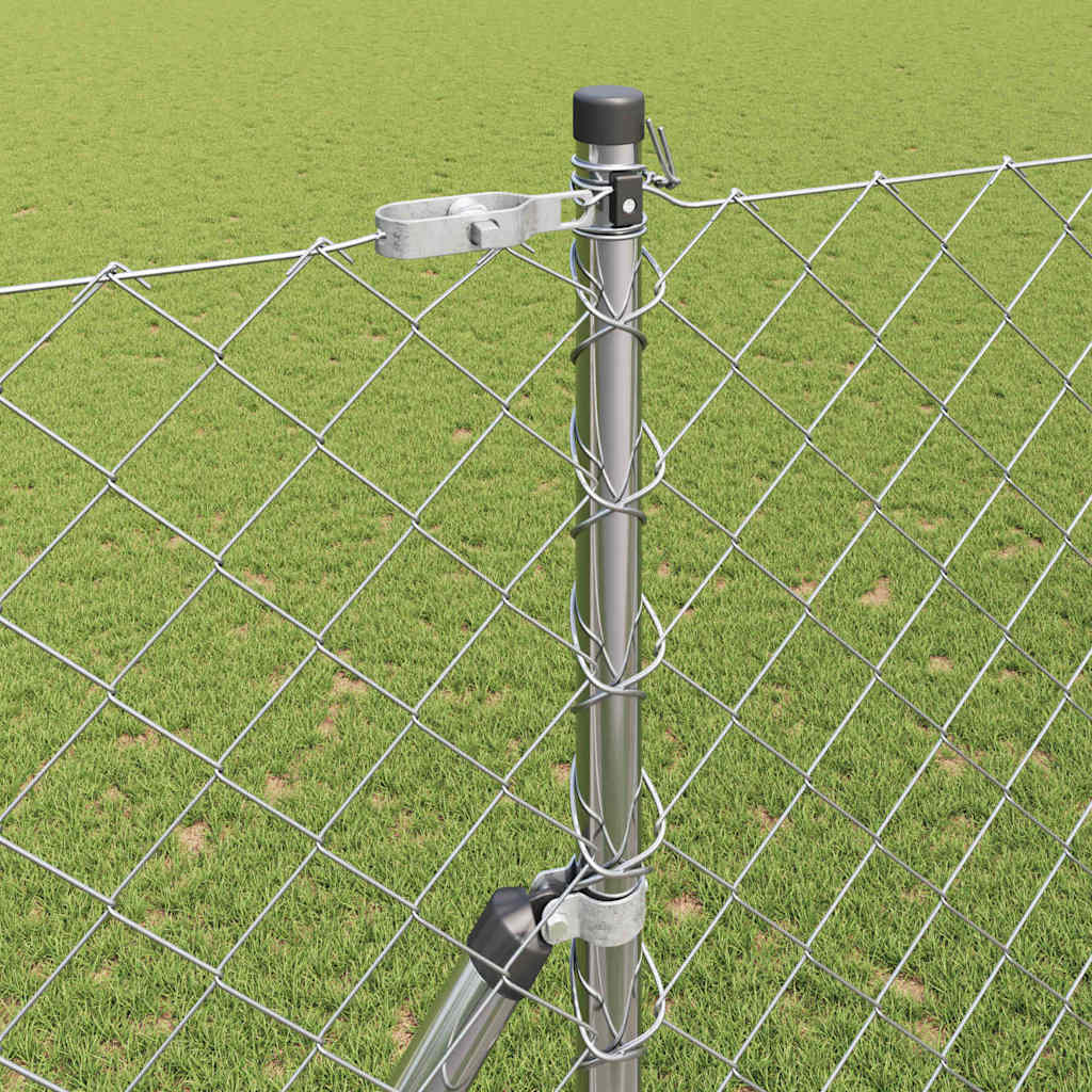 Hegnspæl Sølv 10 x 1,5 m (60 x 60 mm mesh) Stål