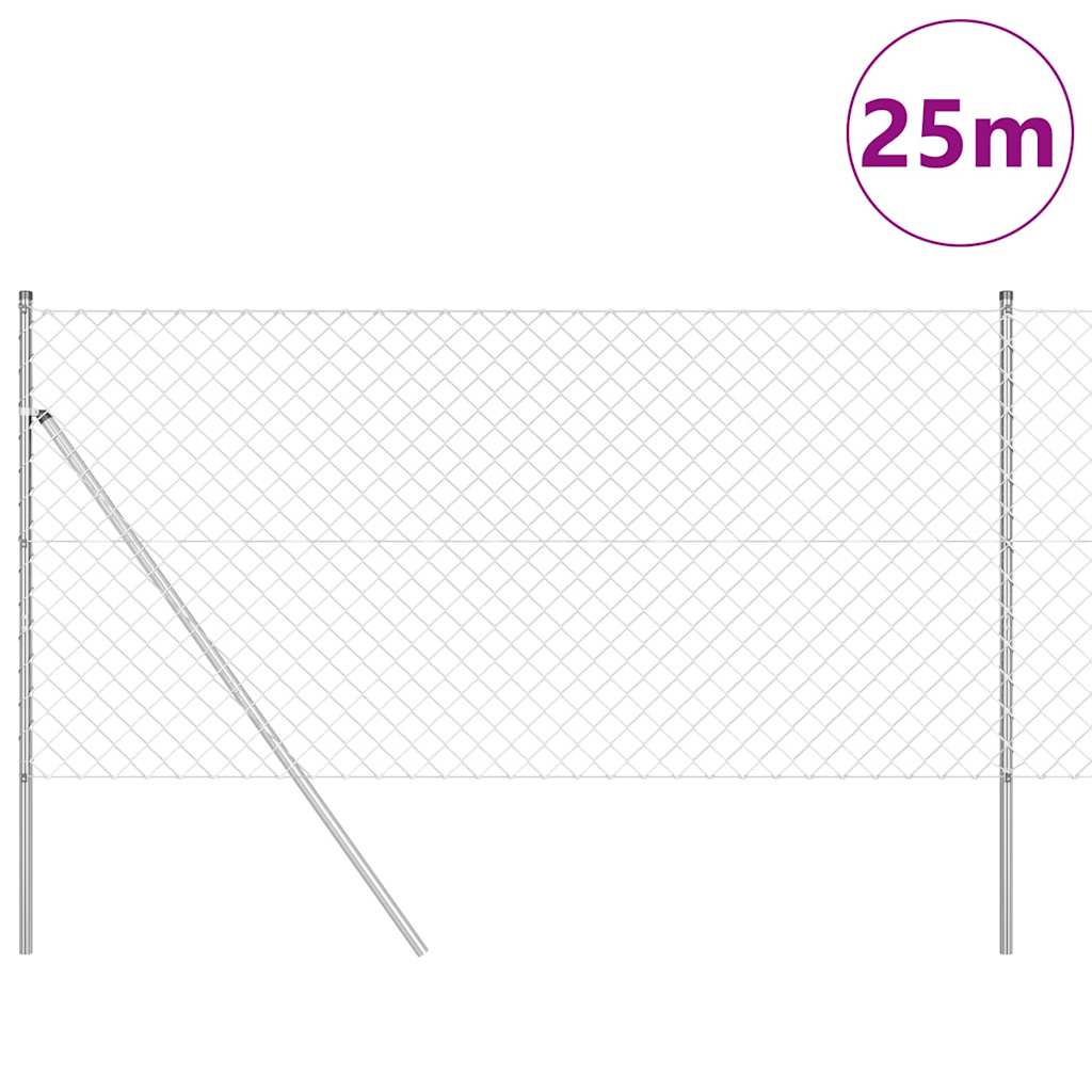 Grundfikseret svejset trådgærde 25 x 1 m (B x H)