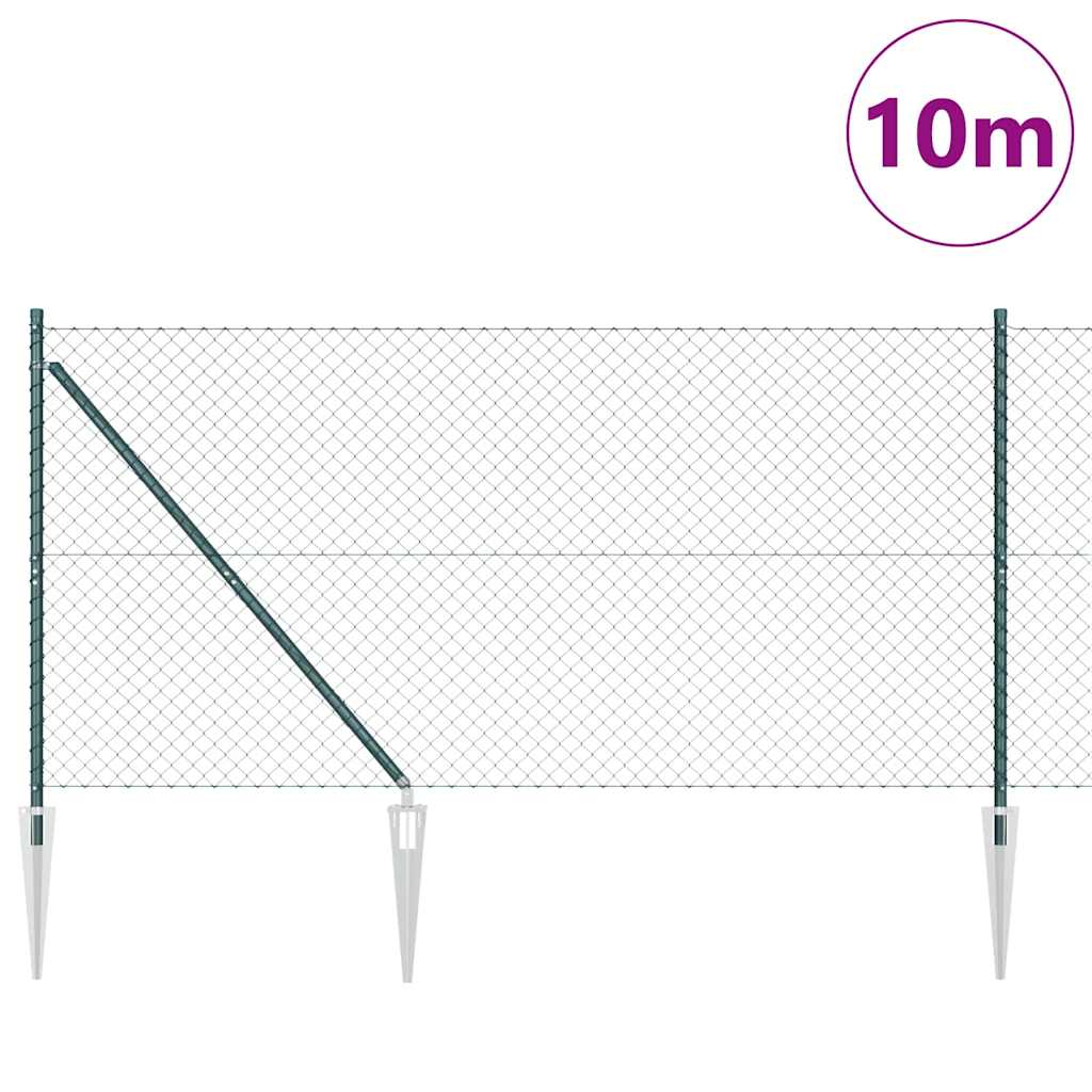 Svejset trådhegn med spidser 12 x 0,032 m (B x H)