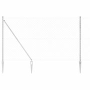 Svejset trådhegn med spidser 10 x 1,6 m (B x H)