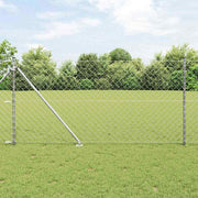 Svejset trådhegn med spidser 25 x 1 m (B x H)