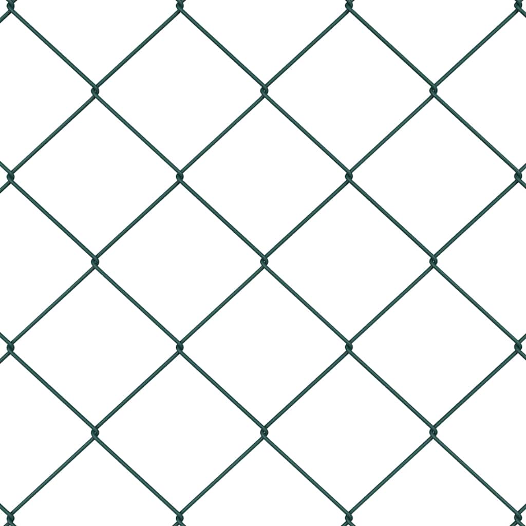 Hegnspæl Grøn 10 x 1 m (60 x 60 mm net) Stål og PVC