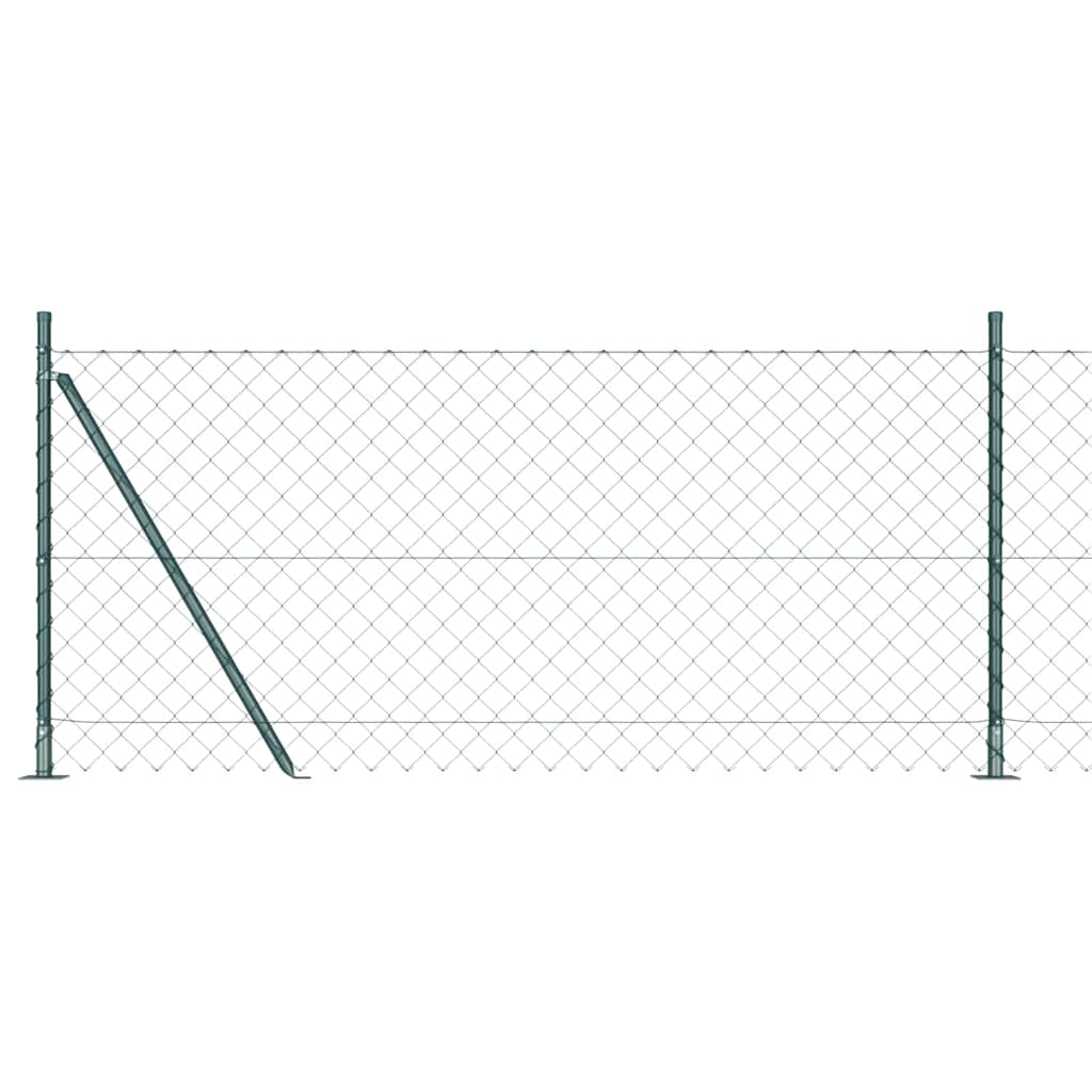 Hegnspæl Grøn 10 x 1 m (60 x 60 mm net) Stål og PVC