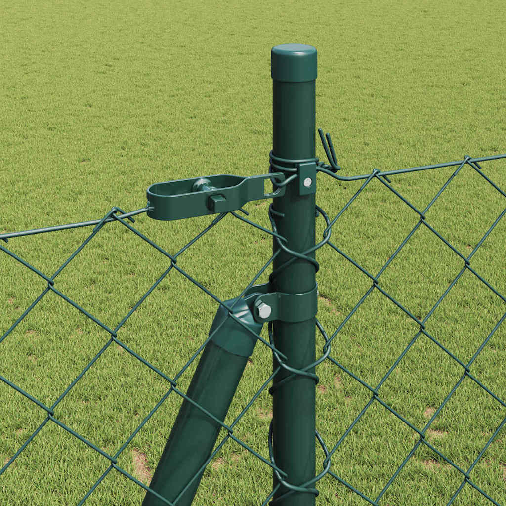 Hegnspæl Grøn 25 x 1,6 m (60 x 60 mm maske) Stål og PVC