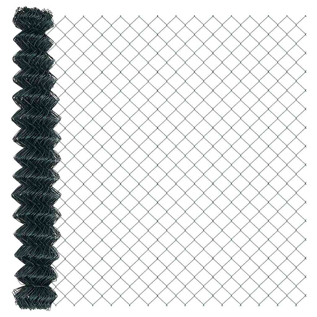 Hegnspæl Grøn 25 x 1,6 m (60 x 60 mm maske) Stål og PVC