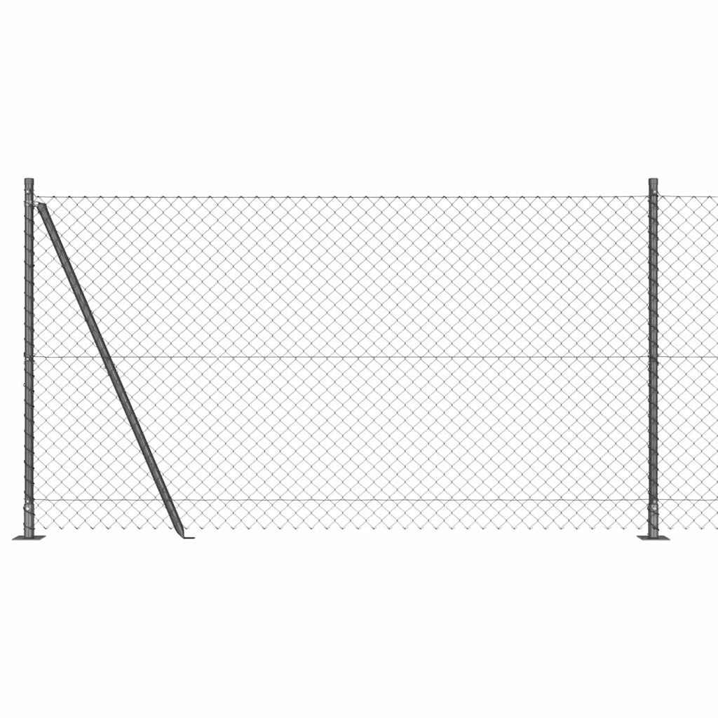Svejset Trådhegn med Betonsokkel 10 x 1,2 m (B x H)