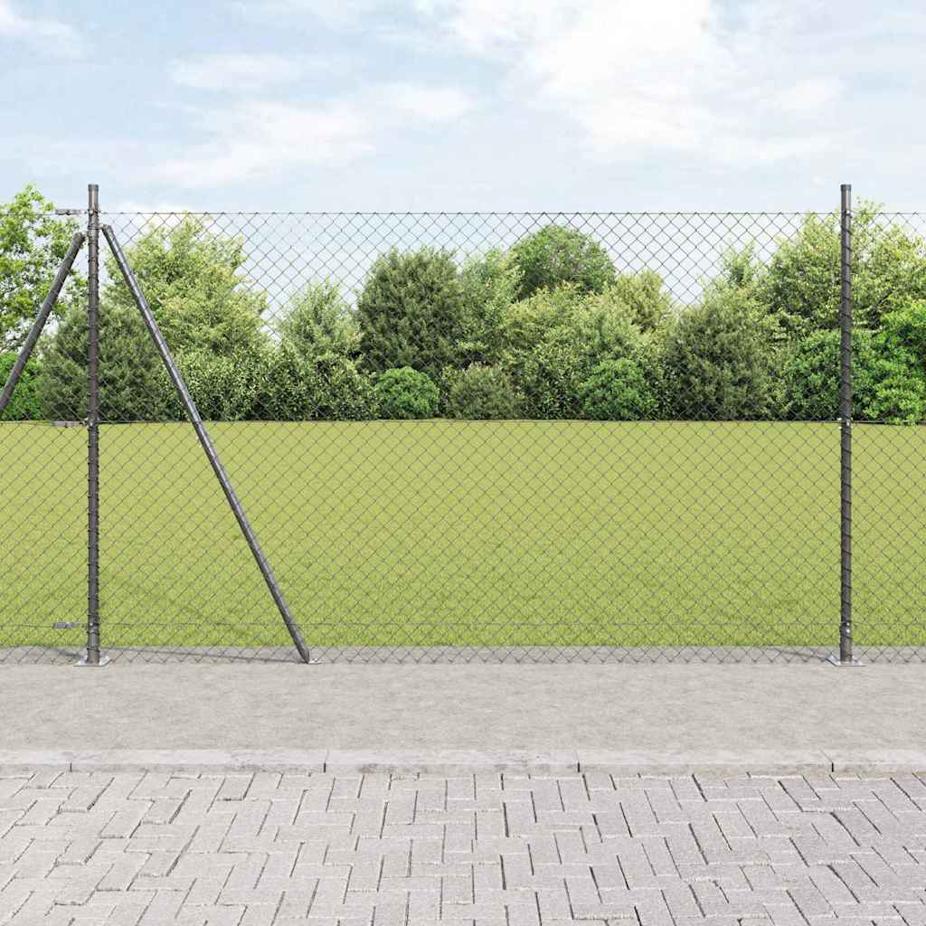 Svejset Trådhegn med Betonsokkel 10 x 1,6 m (B x H)