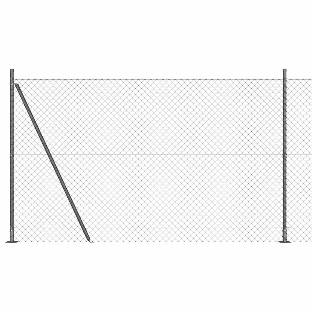 Svejset Trådhegn med Betonsokkel 10 x 1,6 m (B x H)