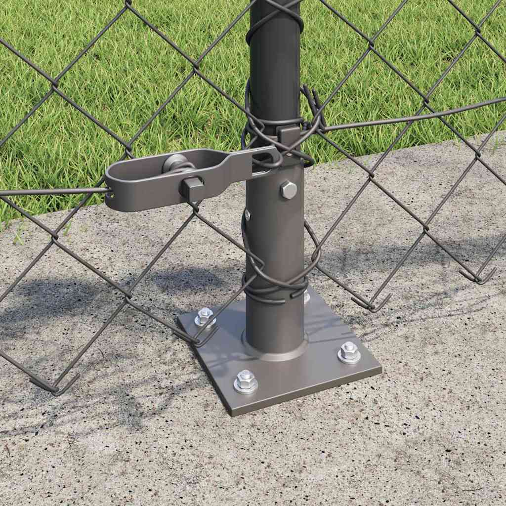Svejset Trådhegn med Betonsokkel 10 x 0,4 m (B x H)