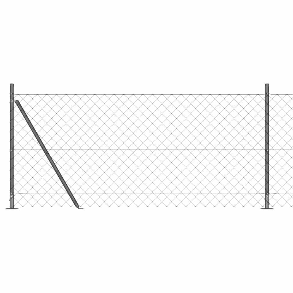 Svejset Trådhegn med Betonsokkel 10 x 0,8 m (B x H)