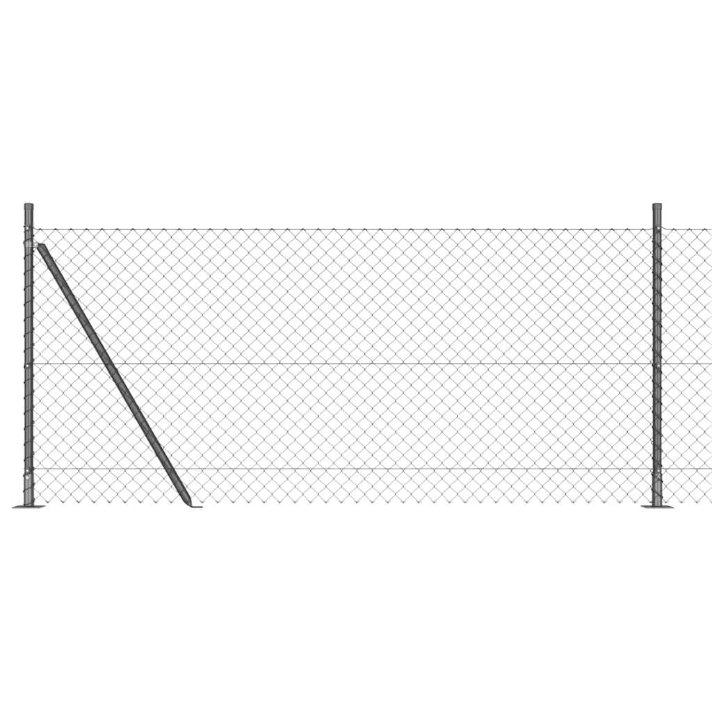 Svejset Trådhegn med Betonsokkel 25 x 0,8 m (B x H)