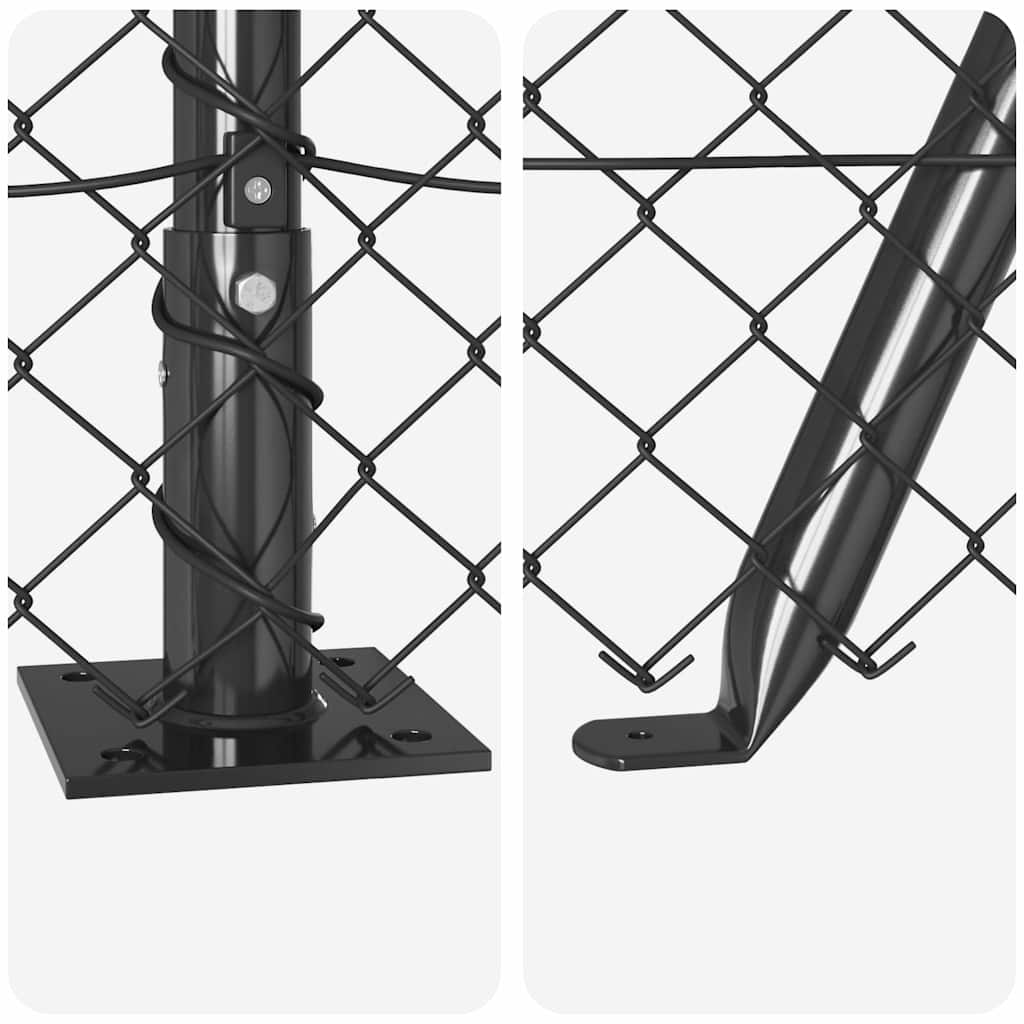 Svejset Trådhegn med Betonsokkel 25 x 1 m (B x H)