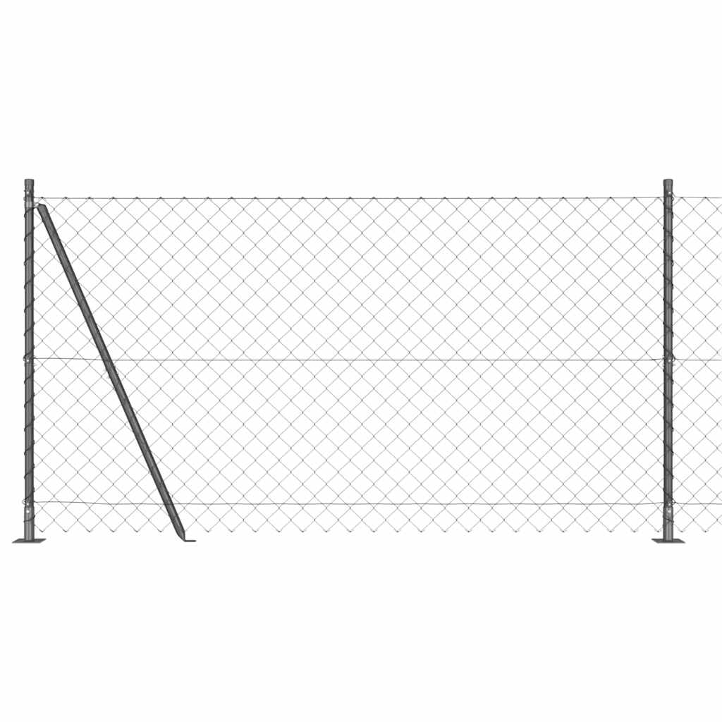 Svejset Trådhegn med Betonsokkel 25 x 1,2 m (B x H)