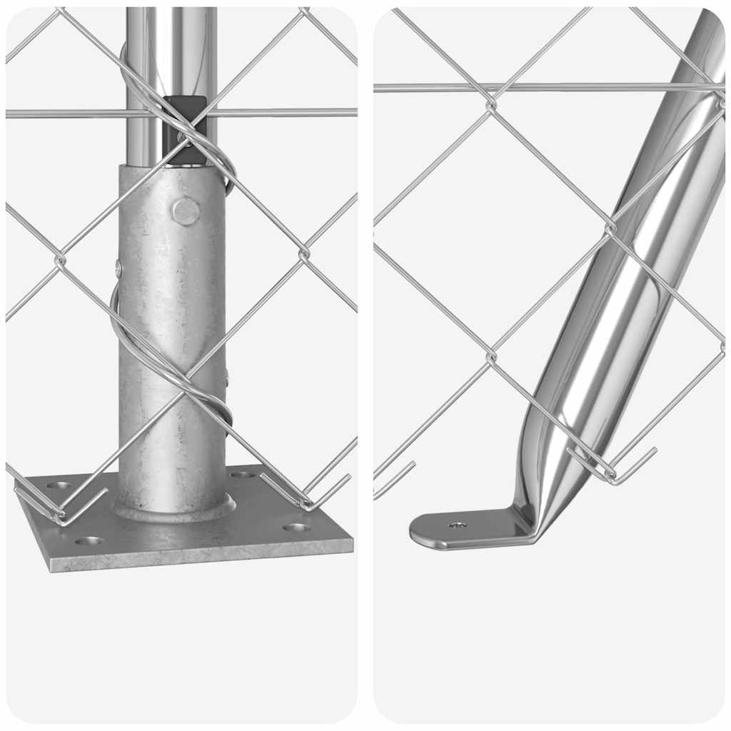 Svejset Trådhegn med Betonsokkel 10 x 1,4 m (B x H)