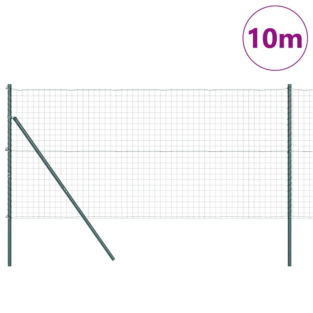 Grundfikseret svejset trådgærde 10 x 1,4 m (B x H)