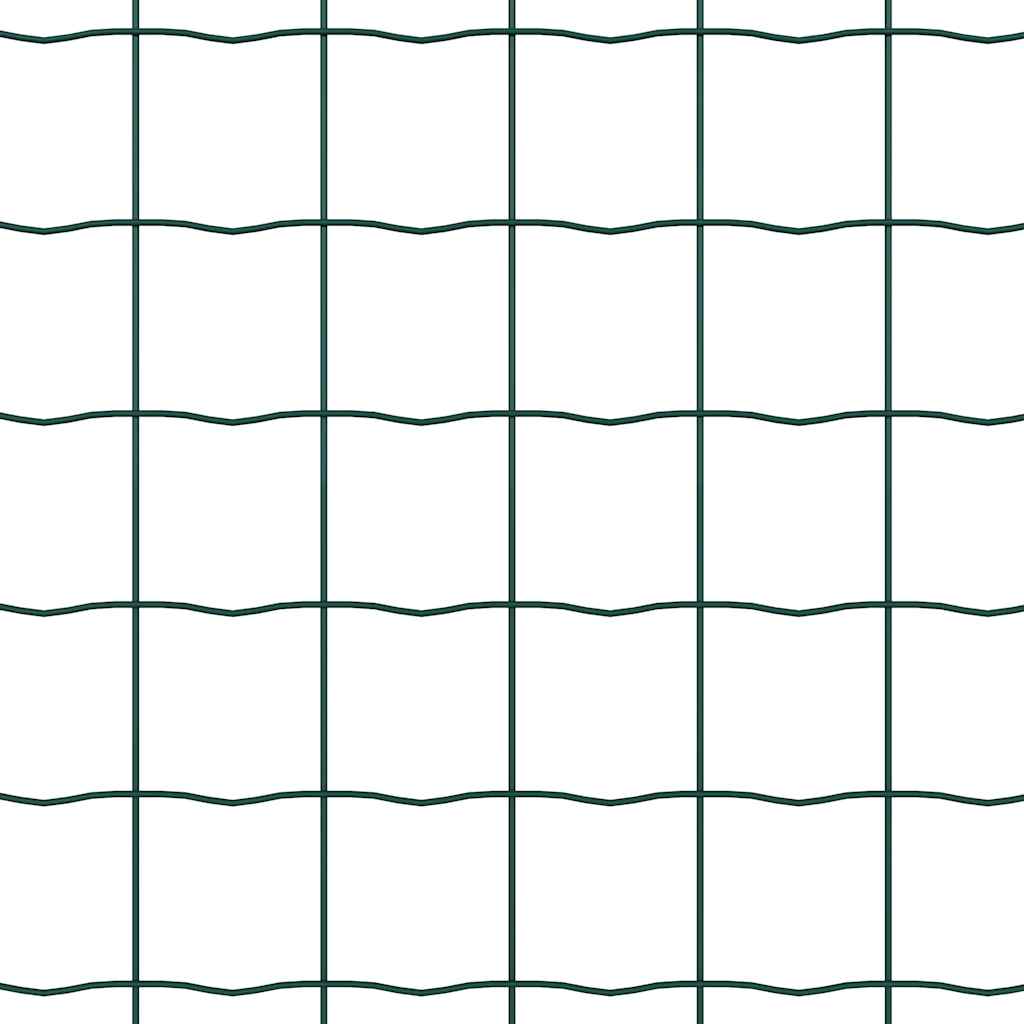 Grundfikseret svejset trådgærde 25 x 1,2 m (B x H)